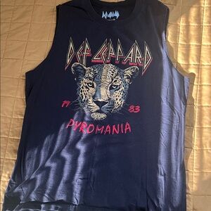 Def Leppard Pyromania Tank Top